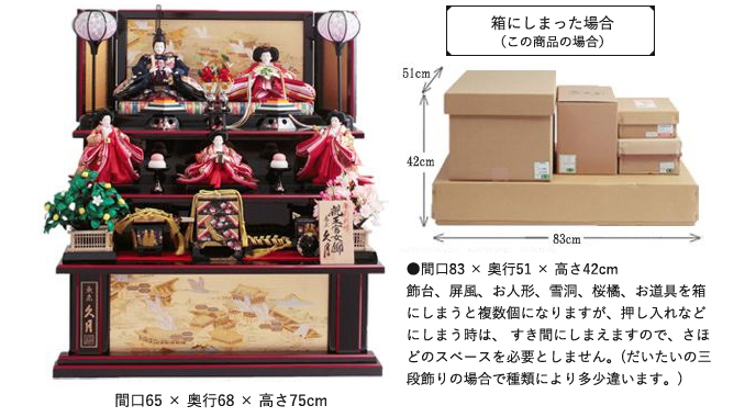 Three-tier doll set: