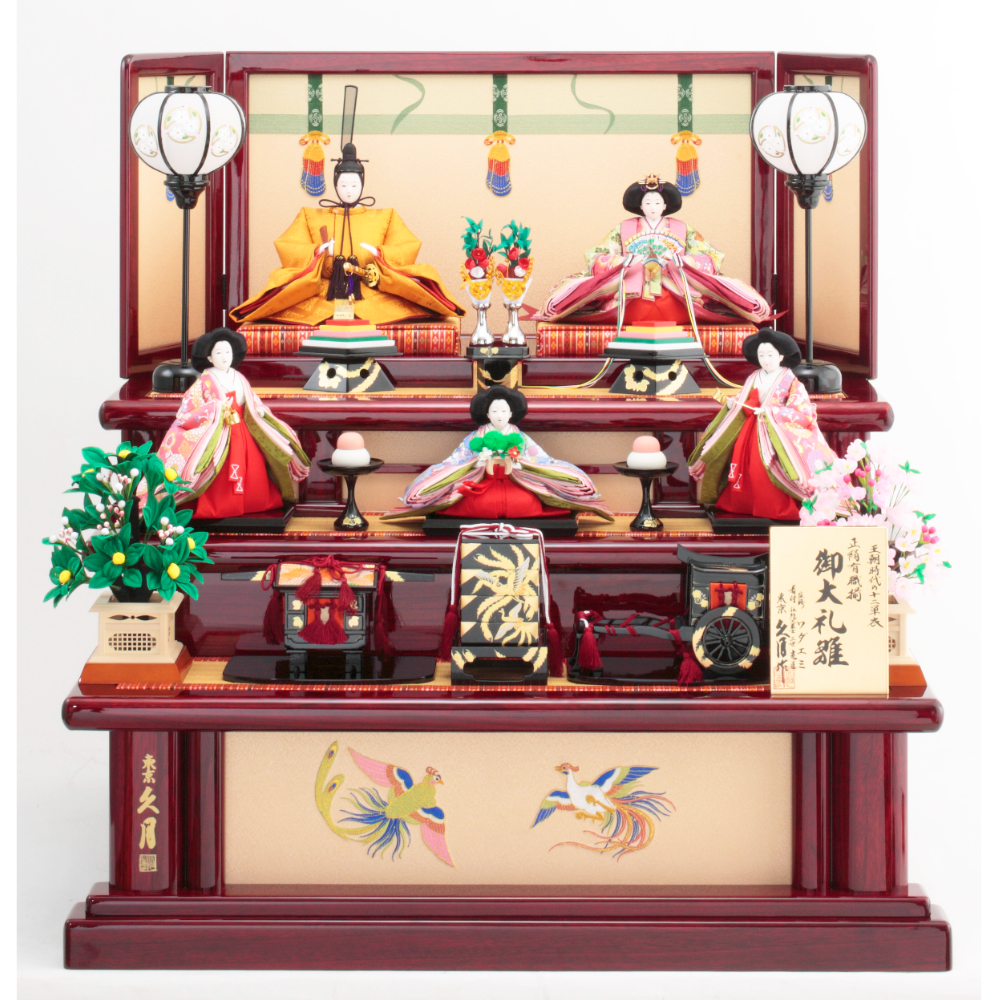 Gotairei (imperial ceremony), a set of five dolls supervised by Wada Emi　71HC-42_1