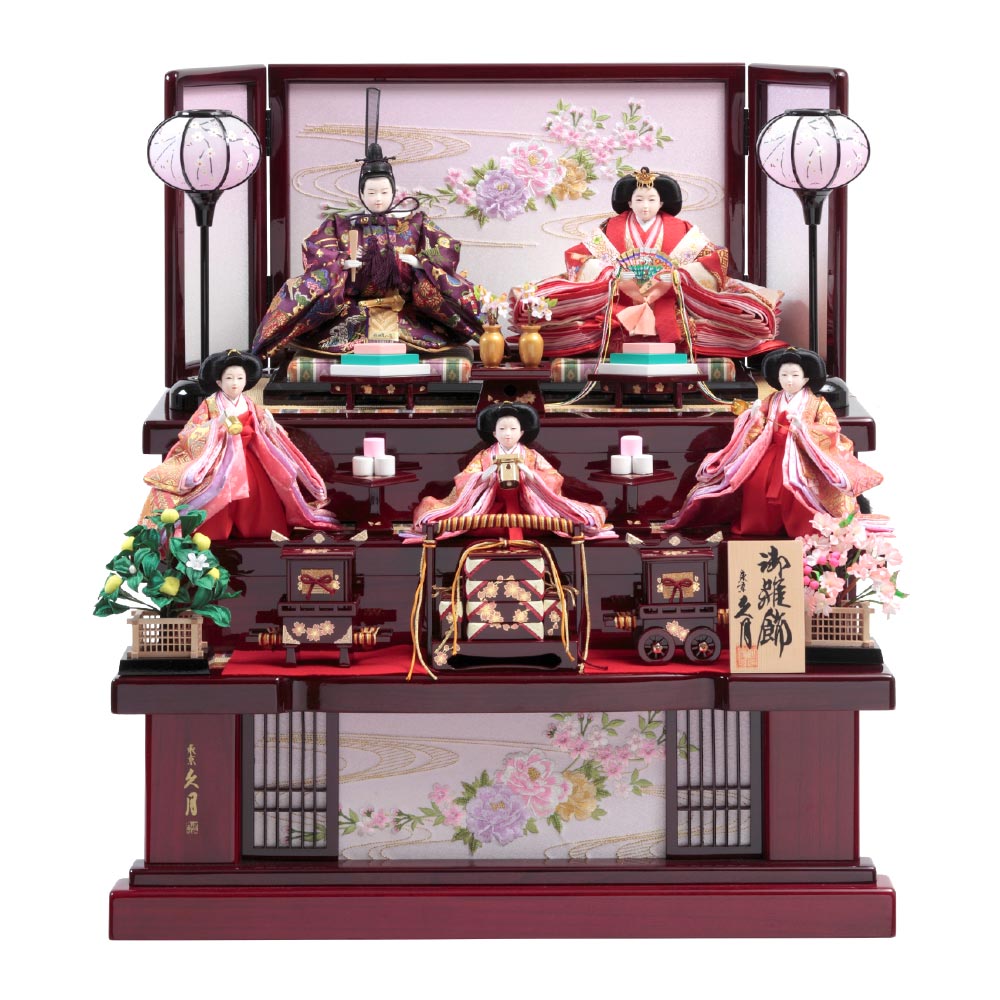 J-60 衣裳着　収納三段飾り