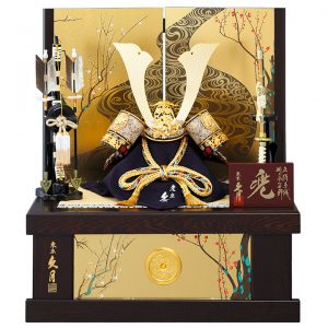 日本語) 兜飾り 正絹緋縅12号 73GC-15 | 雛人形（ひな人形）、五月人形 