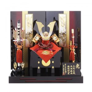 上原玉鳳作 兜飾り 正絹色々縅8号 73GC-28