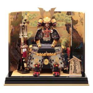 久月作 彫金仁王大鎧飾り 七代目当主監製 73GC-01