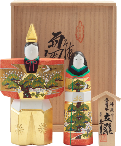 One-knife Carving Hina Dolls